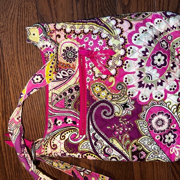 Vera Bradley Vibrant Pink Paisley Crossbody Bag - Picture 6 of 6